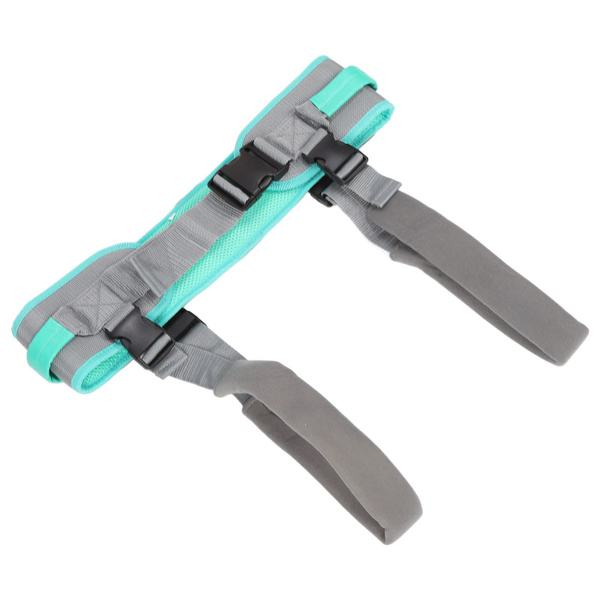 Medical Patient Transfer Belt: Elderly & Paralyzed, Breathable 3D Mesh, Green