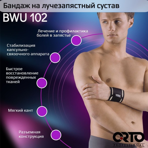 ORTO Professional BWU 102 Wrist Brace & Support
