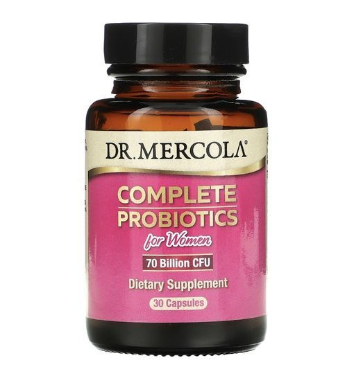 Dr. Mercola Women's Complete Probiotics - 70 Billion CFU - 30 Capsules