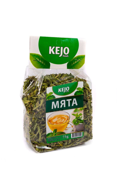 KEJOfoods Dried Mint Tea - 75g - Soothing & Revitalizing Herbal Infusion
