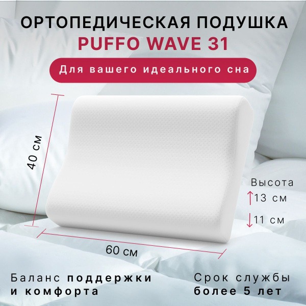 Orthopedic Memory Foam Pillow for Adults: Superior Sleep Support