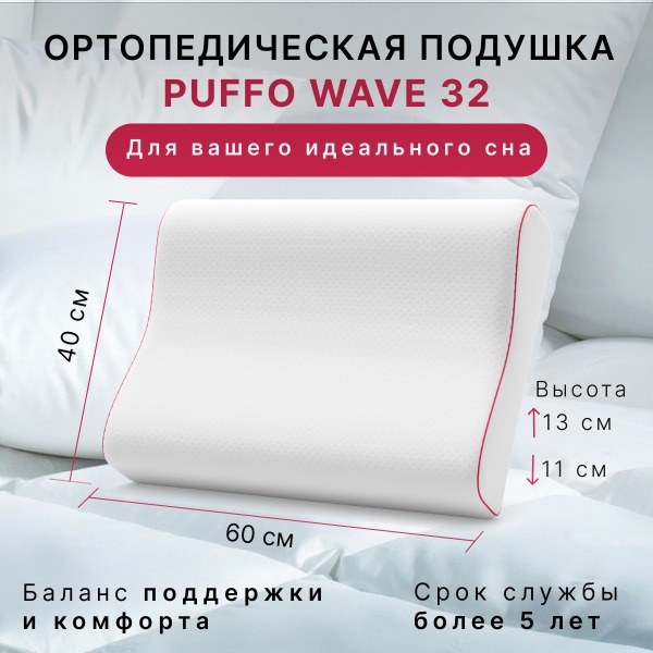 Orthopedic Memory Foam Pillow for Adults: Superior Sleep Support