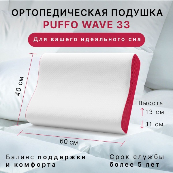 Orthopedic Memory Foam Pillow for Adults: Superior Sleep Support