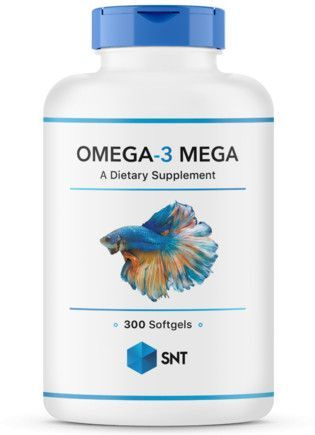 SNT Omega-3 1400mg (330 EPA/220 DHA): 300 Softgels for Immune Support