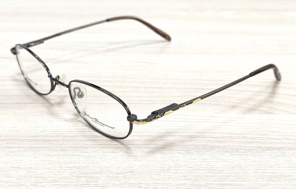 Julian Beaumont Women's Black & Gold Metal Eyeglass Frames