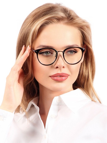 Pretty Mania Panto Eyeglass Frames: Stylish & Comfortable Flex-Arm Glasses