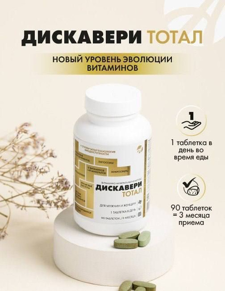 Discovery Total Vitamins & Minerals: Complete Multivitamin for Men & Women