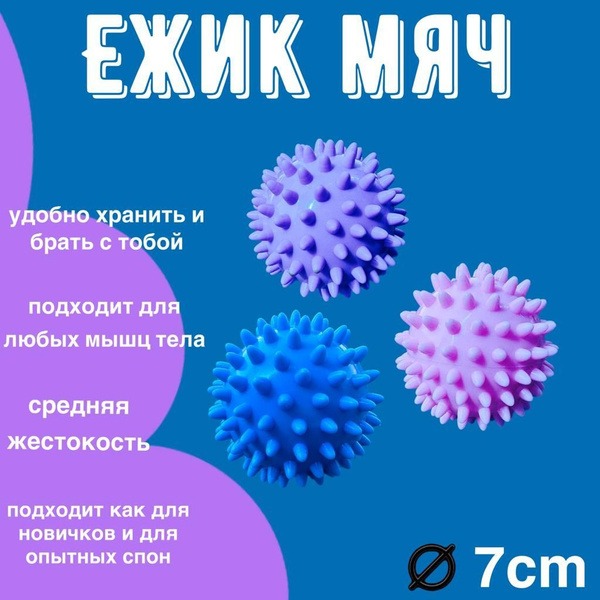 Myofascial Release Massage Ball Set: Spike Ball, Muscle Roller & Trigger Point Therapy