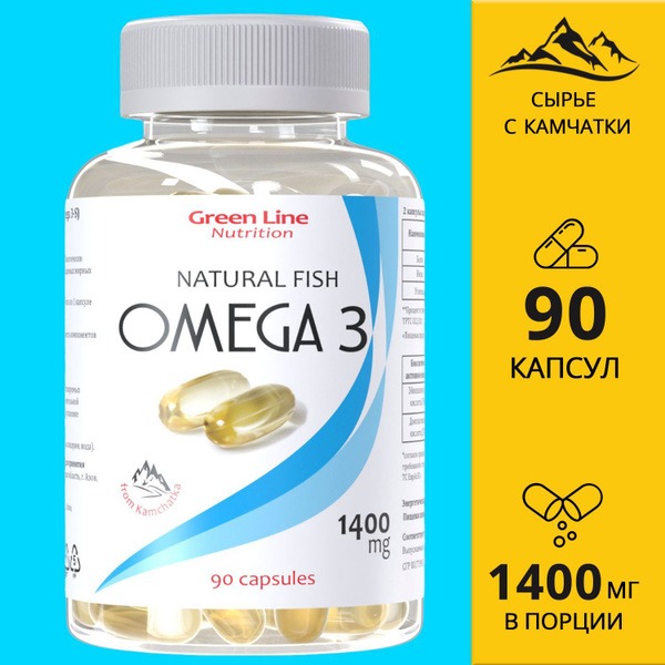 Wild-Caught Alaskan Fish Oil 1400mg Omega-3 EPA & DHA - For Skin, Hair, Joints & More