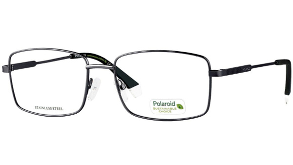 Polaroid D470 KJ1 Eyeglass Frames: Durable, Lightweight Metal Frames for Men