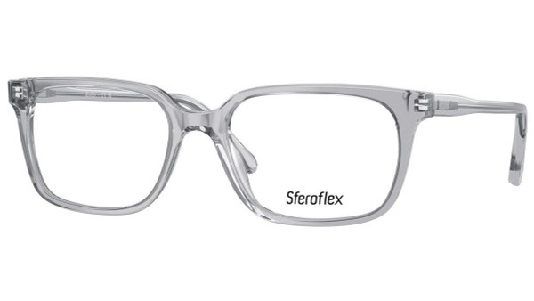 Sferoflex SF 1151 C642 Eyeglass Frames - 56mm, Transparent Grey