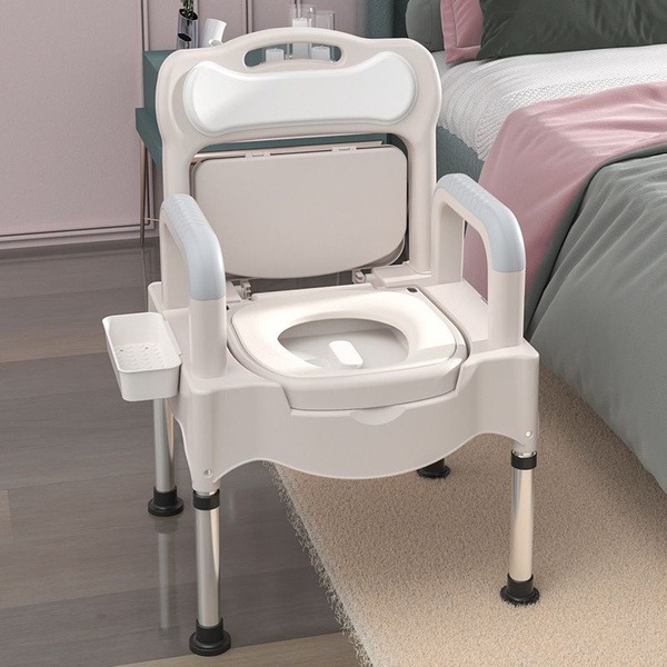 Heavy-Duty Adjustable Toilet Chair for Seniors & Disabled
