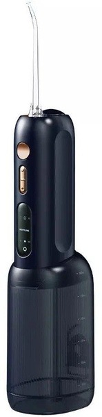 Revyline RL 620 Black Portable Oral Irrigator with 4 Nozzles for Teeth, Braces, and Implants – 2 Reservoir Sizes, 3 Modes