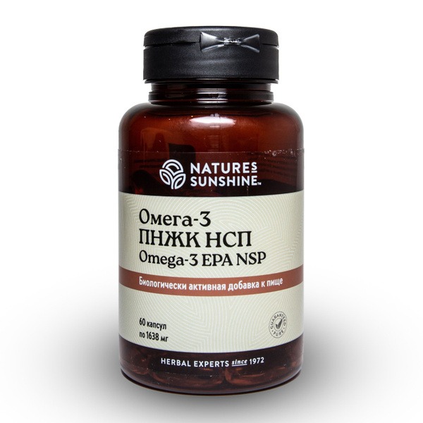 NSP Omega-3 EPA: 60 High-Potency Capsules for Heart, Brain & Immune Health