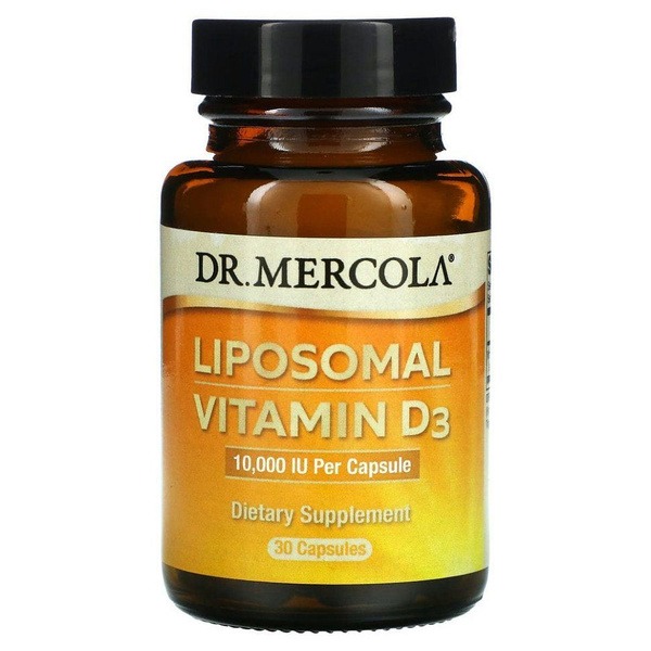 Dr. Mercola Liposomal Vitamin D3 10,000 IU, 30 Capsules