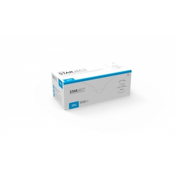 MCTBIO STARJECT 30G-L Carpule Needles (0.3x25mm), 100/pack - Made in South Korea