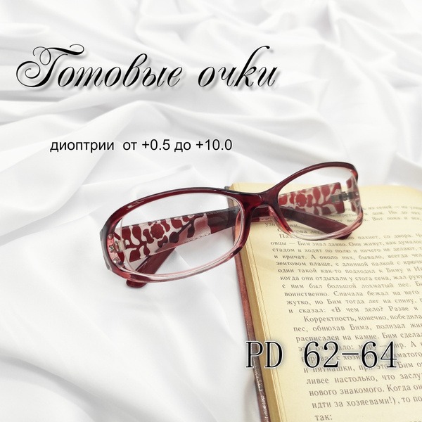 Women's Ready-to-Wear +6.50 Reading Glasses with UV Protection