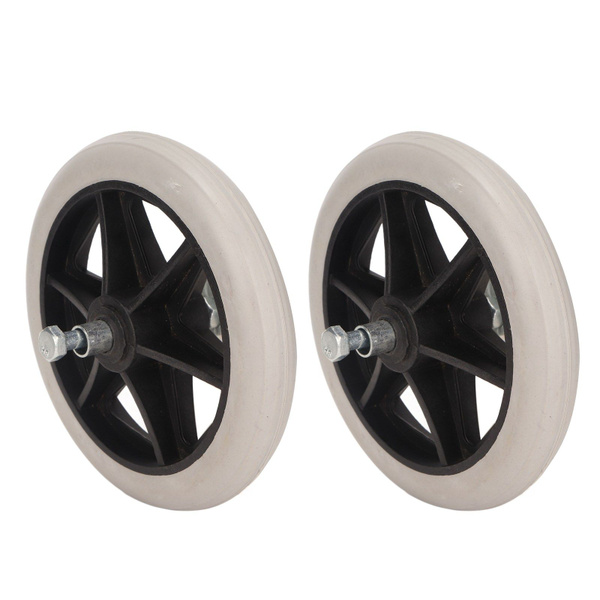 6" Replacement Anti-Slip Wheelchair Wheels (Pair)