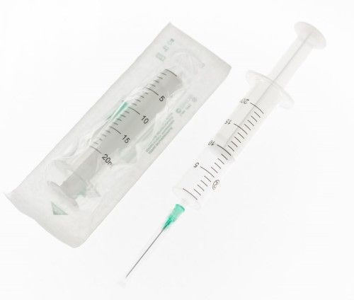 Medprom Bobeni 20ml Syringe (2-part, 0.8x40mm) - Pack of 5