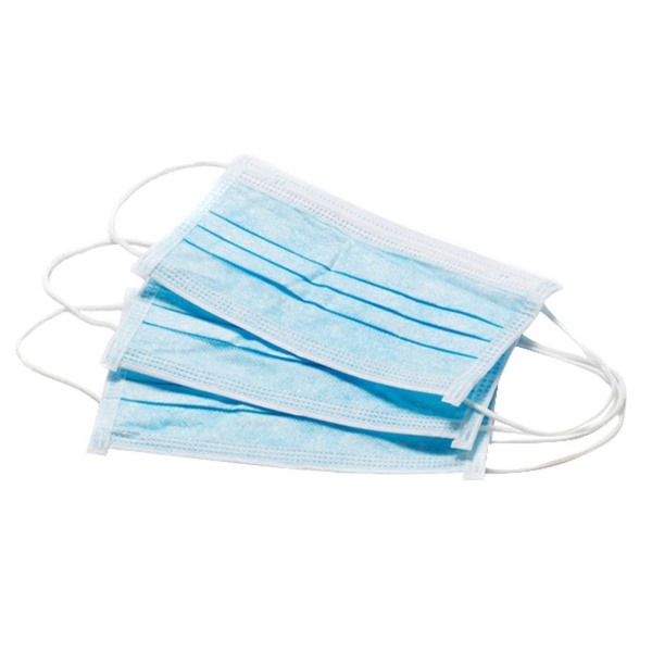 Disposable 3-Ply Light Blue Face Masks (200 Pack)