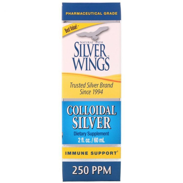 Colloidal Silver 250 PPM (60ml) - Natural Path Silver Wings