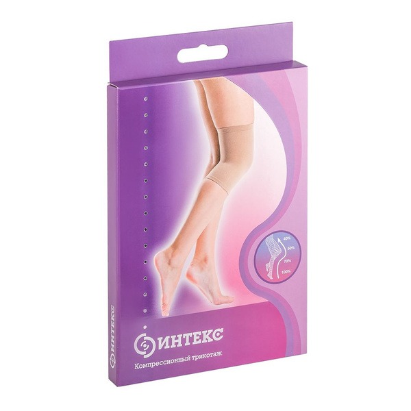 Intex Knee Brace, Compression Class 2, Beige, XL