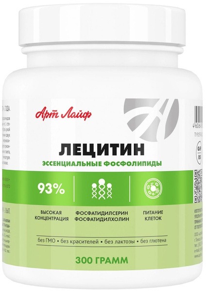 ArtLife Lecithin 300g: Essential Phospholipids for Liver, Brain & Nervous System Support
