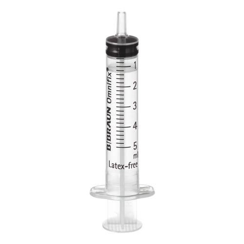 Omnifix 3-Part Syringes (5ml, 21G Needle, 100 Pack)