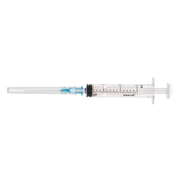 3ml Pascal 3-Part Syringe with 23G Needle (0.6x30mm)