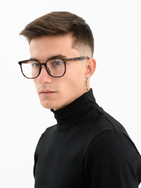 HAVVS K9127 Unisex Eyeglass Frames with Blue Light Blocking Lenses