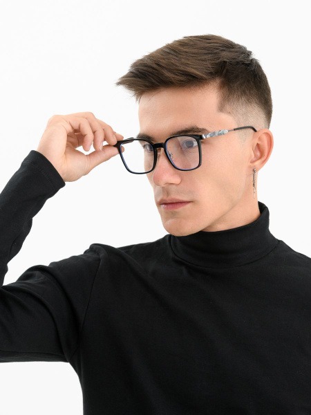 HAVVS S1234 Unisex Eyeglass Frames with Blue Light Blocking Lenses