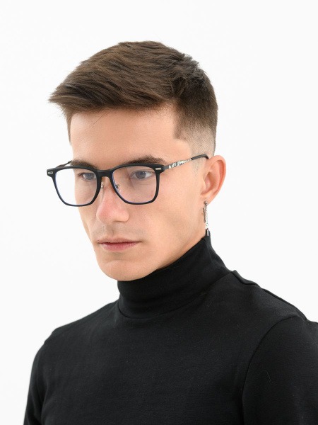 HAVVS S1235 Unisex Eyeglass Frames with Blue Light Blocking Lenses