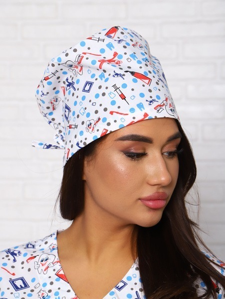 Colorful Medical Caps & Bouffant Caps (Sizes 54-60)