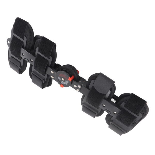 Adjustable Aluminum Knee Brace with Foam Padding for Sports Injuries