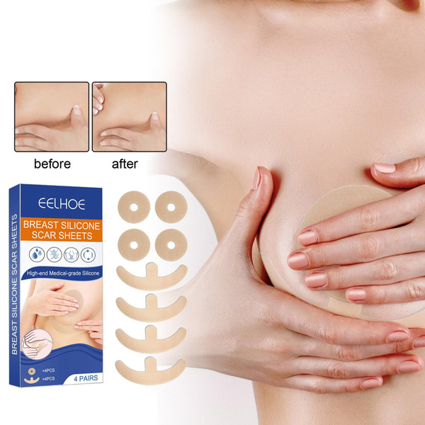 Silicone Breast Scar Sheets - 8 Count