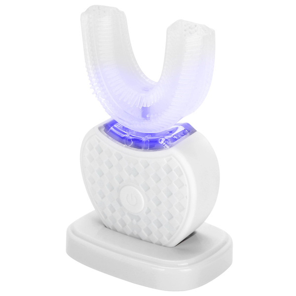 Sonic Electric Toothbrush with U-Shaped Silicone Head: Fast Charging & Gum Health