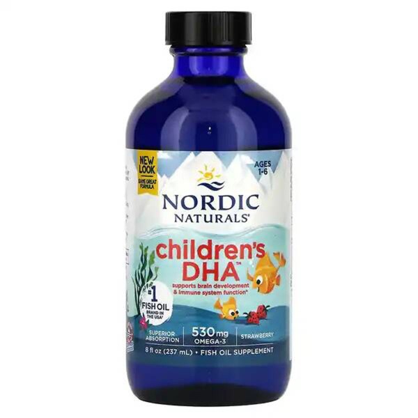 Nordic Naturals Children's Omega-3 Strawberry Fish Oil (1-6 Years)
