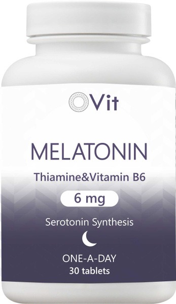 Melatonin 6mg with B1 & B6 Vitamins - 30 Tablets