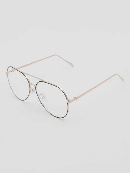 Reserved Women's Gold Sunglasses 4823D