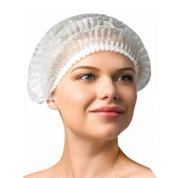 Disposable Medical Bouffant Caps (100 Count)