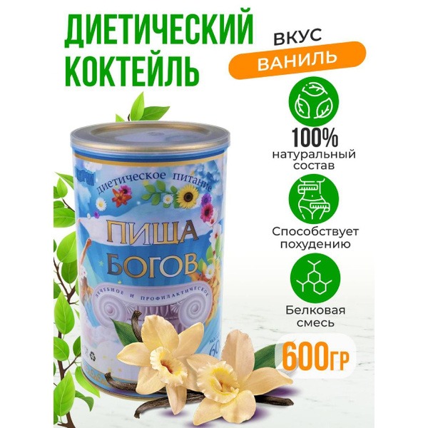 Gods' Food Vanilla Protein Diet Drink (600g)