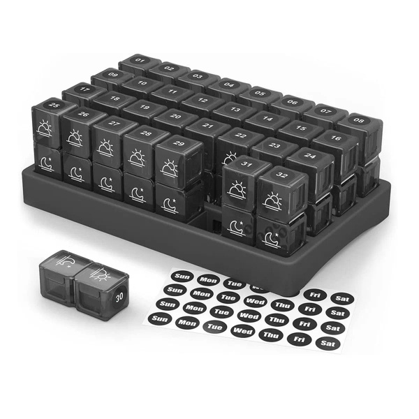 Daily Pill Organizer Box