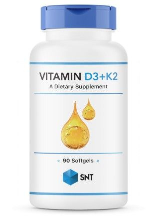 Vitamin D3 & K2 330mcg (90 Softgels)
