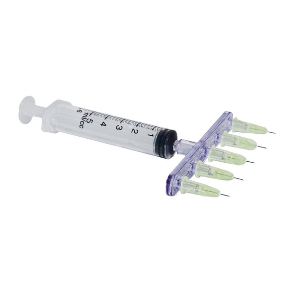 5-Needle Linear Multi-Injector Mesotherapy Tips (2 Pack)
