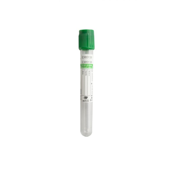 6ml Li-Heparin Vacuum Blood Collection Tubes (13x100mm) - 100/Pack