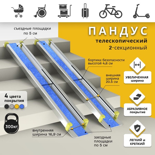 Telescopic Anti-Slip Ramp