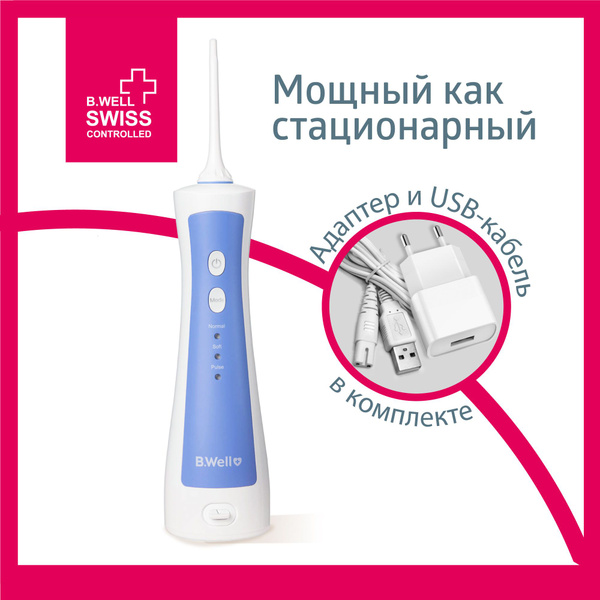 B.Well PRO-911: Portable Oral & Nasal Irrigator with 3 Modes