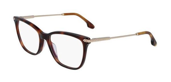 Victoria Beckham VB2612 Sunglasses - Brown Rectangular Acetate Frame