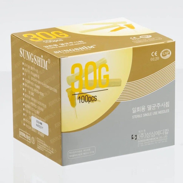 30G (0.30mm) x 4mm Mesotherapy Injection Needles (10 Pack)