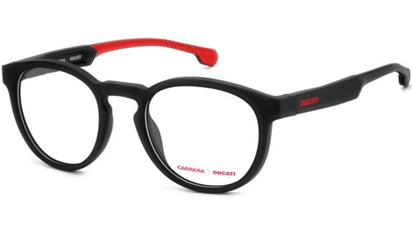 Carrera Ducati CARDUC 019 OIT Eyeglass Frame - Matte Black with Red Accents (Unisex)